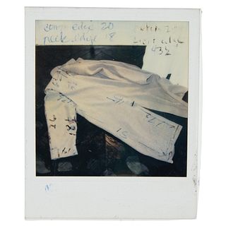 Prince Wardrobe&#39;s Long White Cashmere Coat Polaroids (4)
