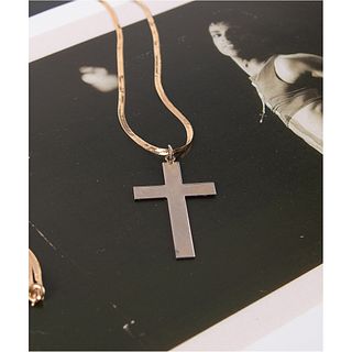 Prince&#39;s Personally-Owned and Stage-Worn Waist Chain and Cross from the Parade Tour - Presented to His Fiance, Susannah Melvoin