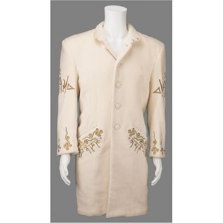 Prince&#39;s Custom-Made White Mandala Coat