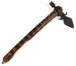 NATIVE AMERICAN PLAINS-STYLE PIPE TOMAHAWK
