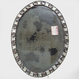 Small Early Regency Oval Mirror, Irish