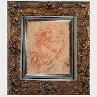 Attributed to François Boucher (1703-1770): Study of a Boy