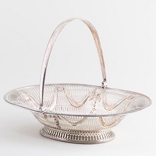 George III Silver Cake Basket