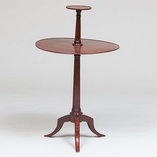 Late Louis XVI Mahogany Server, In the Manner of Canabas