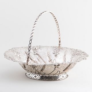 George II Silver Cake Basket