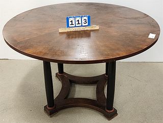 walnut 48" diam extension table- no leaves