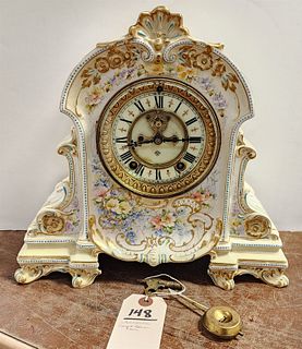 Ansonia Royal Bonn case mantel clock