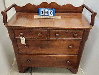 19th C 4 drawer chest 
