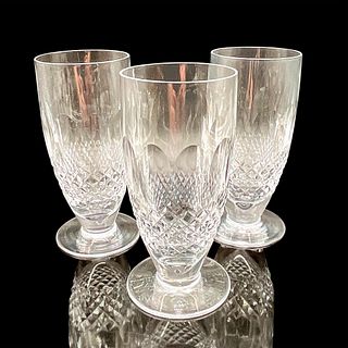 3pc Waterford Crystal Water Glasses, Colleen Pattern