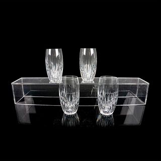 4pc Baccarat Crystal Highball Glasses, Massena