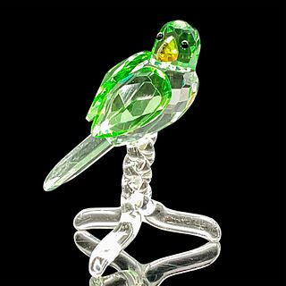 Crystal World Figurine, Green Parakeet 1120