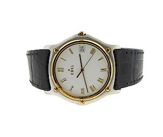 Ebel 18k Gold Stainless Steel Watch