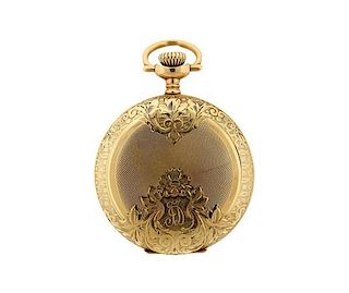 Antique Elgin 14k Gold Pocket Watch