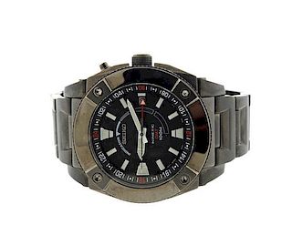 Seiko Kinetic GMT Stainless Steel Watch