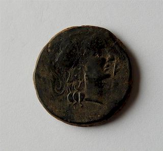As Unticescen. Ancient Coin