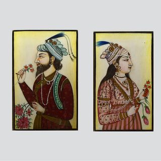 Antique Indian Miniature Portraits