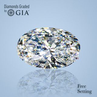 NO-RESERVE LOT: 1.50 ct, G/VS1, Oval cut GIA Graded Diamond. Appraised Value: $37,800 
