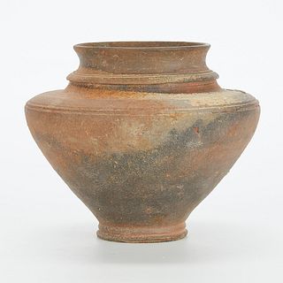 Southeast Asian Ceramic Vase with Ash Glaze