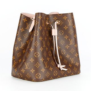 Louis Vuitton Brown Monogram Coated Canvas And Pink And White Leather V Tote  BB Gold Hardware, 2020 Available For Immediate Sale At Sotheby's