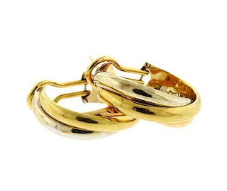 Cartier Trinity 18k Gold Earrings