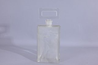 Ingrid Art Deco Frosted Perfume Bottle