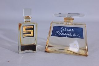 (2) Schiaparelli 'Soucis' Perfume Bottles