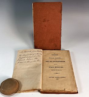 THE JOURNALS OF MADAM KNIGHT AND REV. MR. BUCKINGHAM 1825