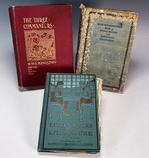 3 ANTIQUE BOOKS 1915 1922
