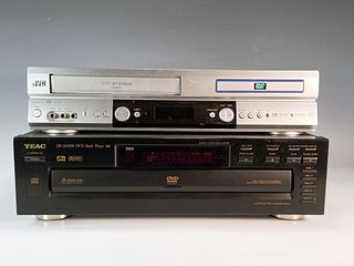 JVC DVD & VHS PLAYER & TEAC 5 DISC DVD PLAYER