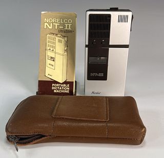 NORELCO NT-II TYPE LFH-0195/74 PORTABLE DICTATION MACHINE