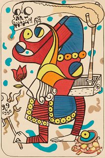 Salvador Dali "Joker" Playing Card Lithograph 1972