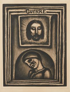 Georges Rouault "Guerre" from Miserere 1927