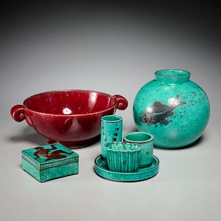 Wilhelm Kage, (7) 'Argenta' ceramics
