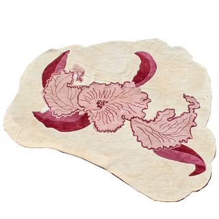 Edward Fields style sculpted 'orchid' carpet