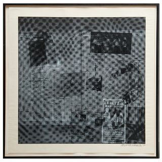 Robert Rauschenberg, silkscreen on paper, 1970