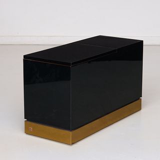 J. C. Mahey, black lacquered blanket chest
