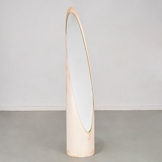 Roger Lecal, 'Lipstick' mirror, signed