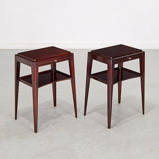Barbara Barry for Baker, pair side tables