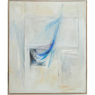 Paul Brach, oversize oil on canvas, 1959