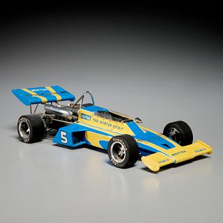 Saul Santos, custom 'Norton Spirit' model race car