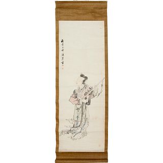 Chinese School, paper scroll painting