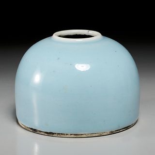 Chinese Clair de Lune water pot, Kangxi mark