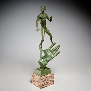 Carl Milles (after), bronze sculpture