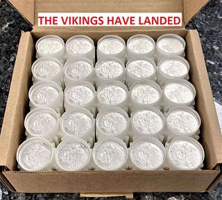 Roll (20) "The Vikings Have Landed" 1 ozt .999 Silver Round