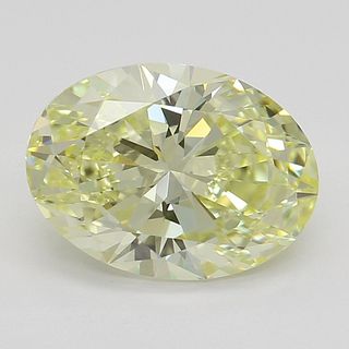 1.54 ct, Natural Fancy Yellow Even Color, IF, Oval cut Diamond (GIA Graded), Appraised Value: $ 29,800 