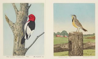 2 Maurice Bebb  (1891-1986) etchings
