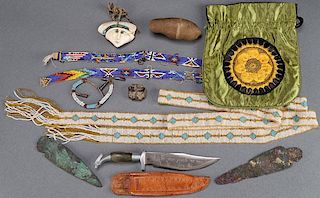 A MOSTLY NATIVE AMERICAN DECORATIVE ARTS GROUP