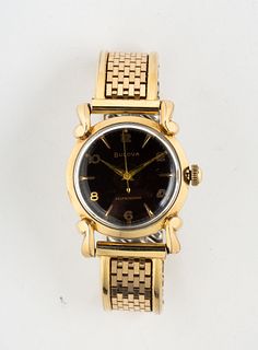Men's Bulova Art Deco Gold Filled Wrist Watch