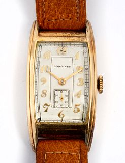 A Longines Tonneau Wristwatch, 1937