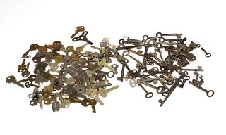 A Large Collection of Vintage and Antique Keys
